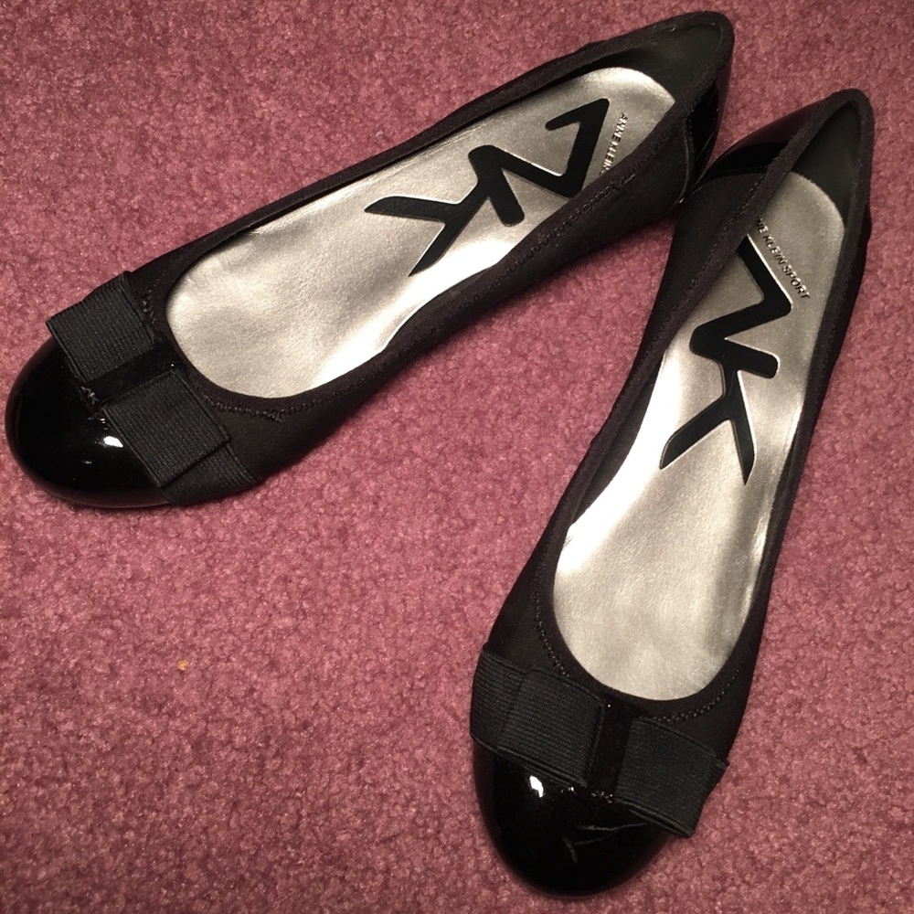 Anne Klein Sport Flats w/ mini wedge